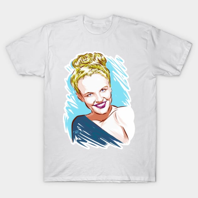 Peggy Lee - An illustration by Paul Cemmick T-Shirt by PLAYDIGITAL2020